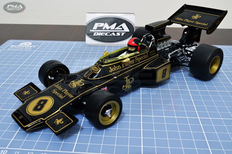 EMERSON FITTIPALDI 1972 LOTUS 72D 1:18